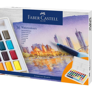 Aguarelas Faber-Castell Goldfaber — conjuntos — 36 cores