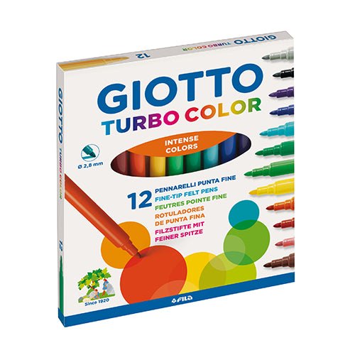 Marcadores Giotto turbo color Cx12
