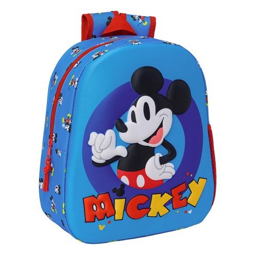 Mochila Mickey 3D pré-escolar