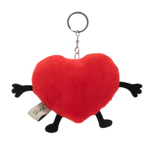 Porta-Chaves Peluche - Coração Mr.Wonderful