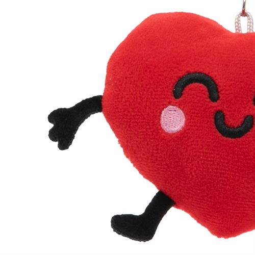 Porta-Chaves Peluche - Coração Mr.Wonderful