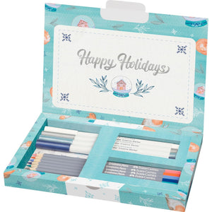 Kit Criativo Faber-Castell Goldfaber Frosty Winter - Caixa aberta em perspetiva