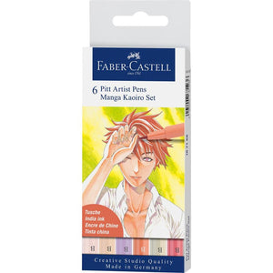 Marcadores Faber-Castell Pitt Artist Pen Manga — conjuntos — KaoIro — 6