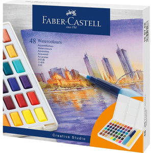 Aguarelas Faber-Castell Goldfaber — conjuntos — 48 cores