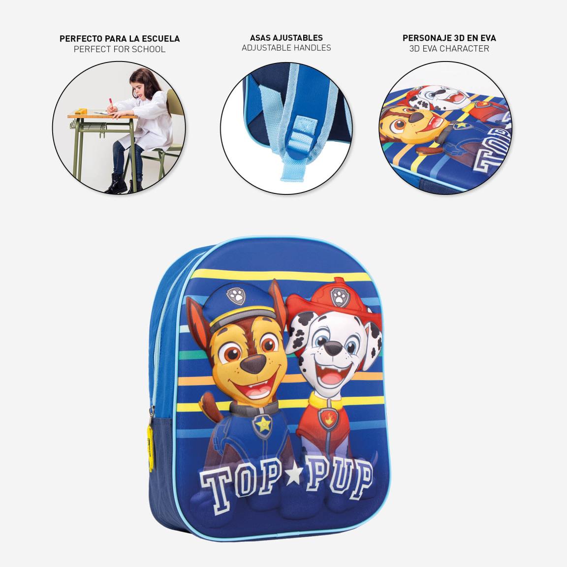 Mochila pré-escolar Patrulha pata