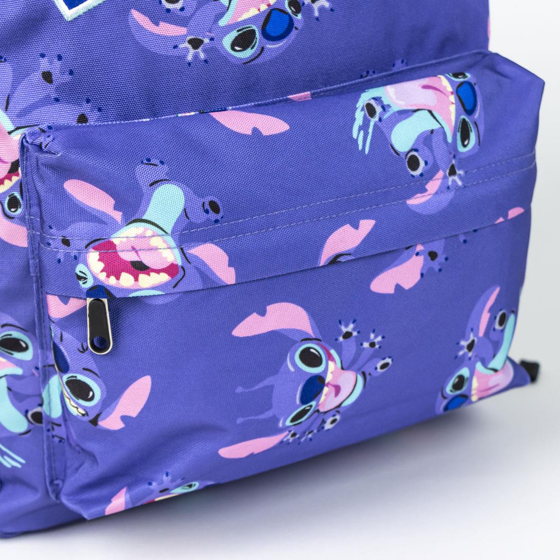 Mochila Escolar Grande 42 Cm Stitch - Papelaria Encantada
