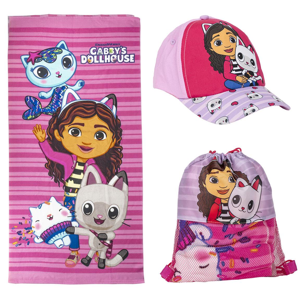 Toalha Conjunto Gabby´S Dollhouse - Papelaria Encantada