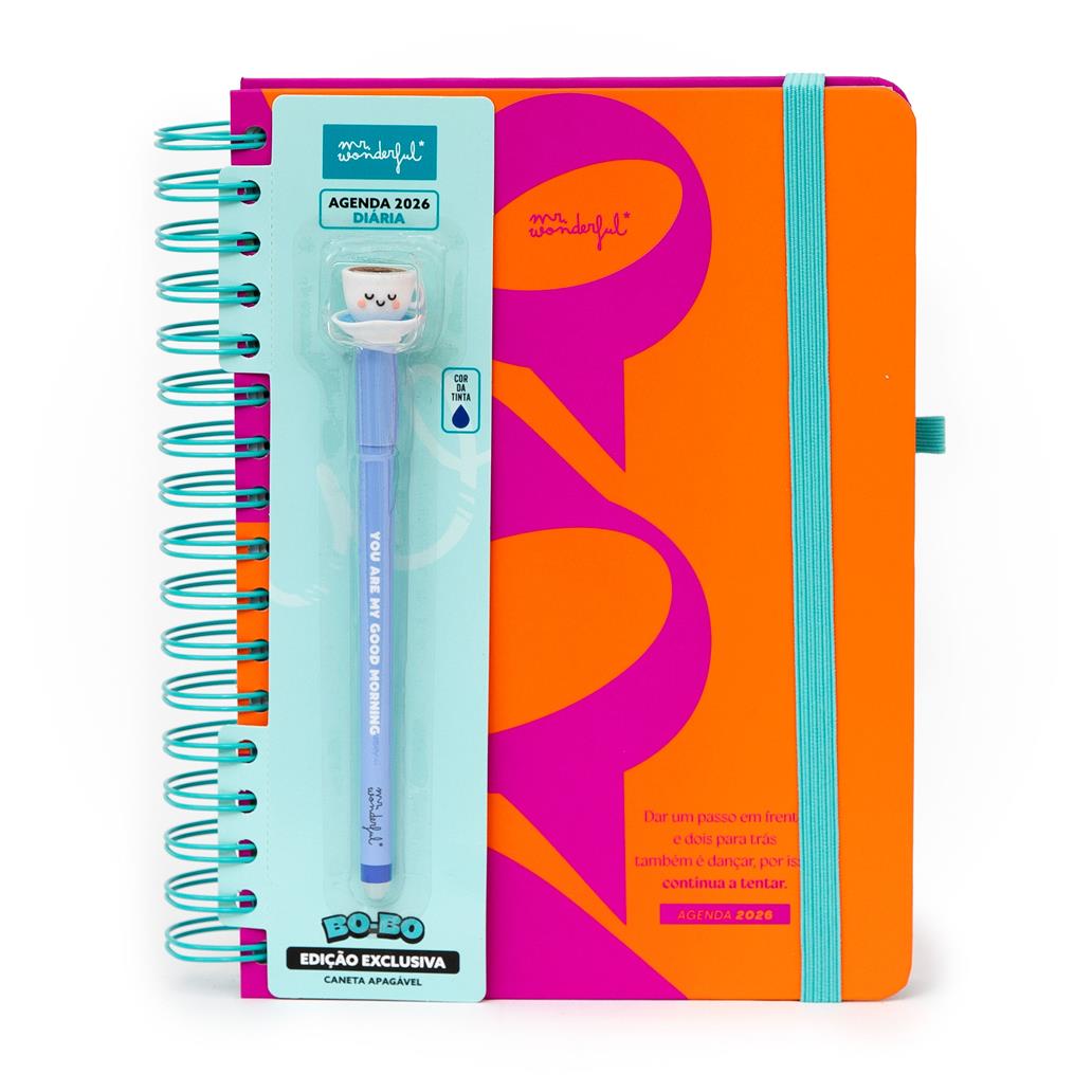 Agenda Wonder 2026 Diária - Continua a tentar Mr wonderful