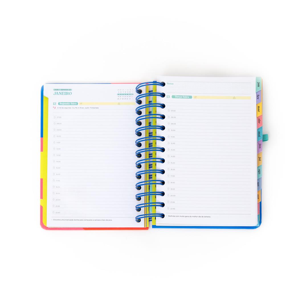 Agenda Wonder pequena 2026 Diária - Quando uma porta se fecha, abre-se esta agenda Mr Wonderful