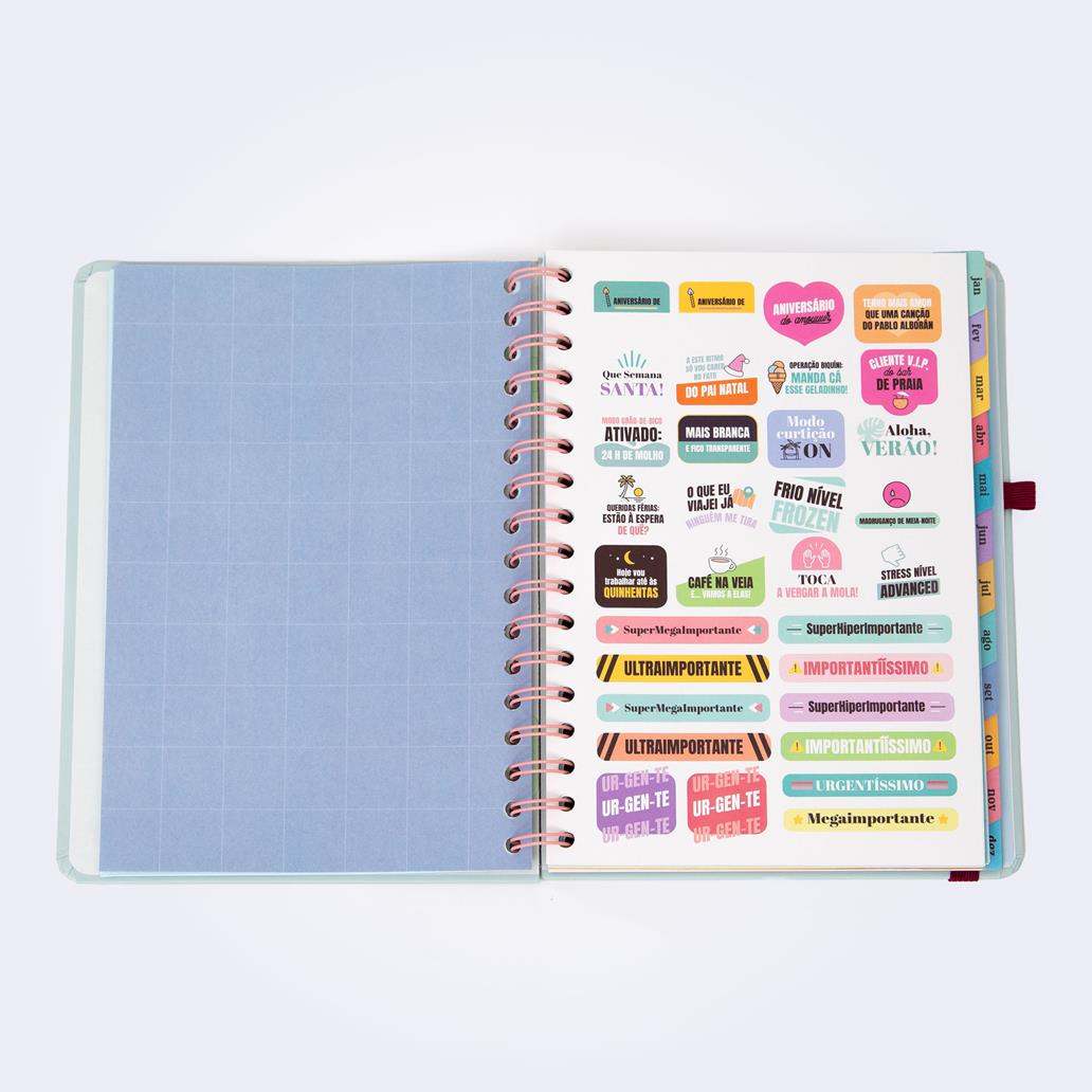 Agenda Wonder 2026 Semanal - Objetivo da semana: que termine! Mr Wonderful