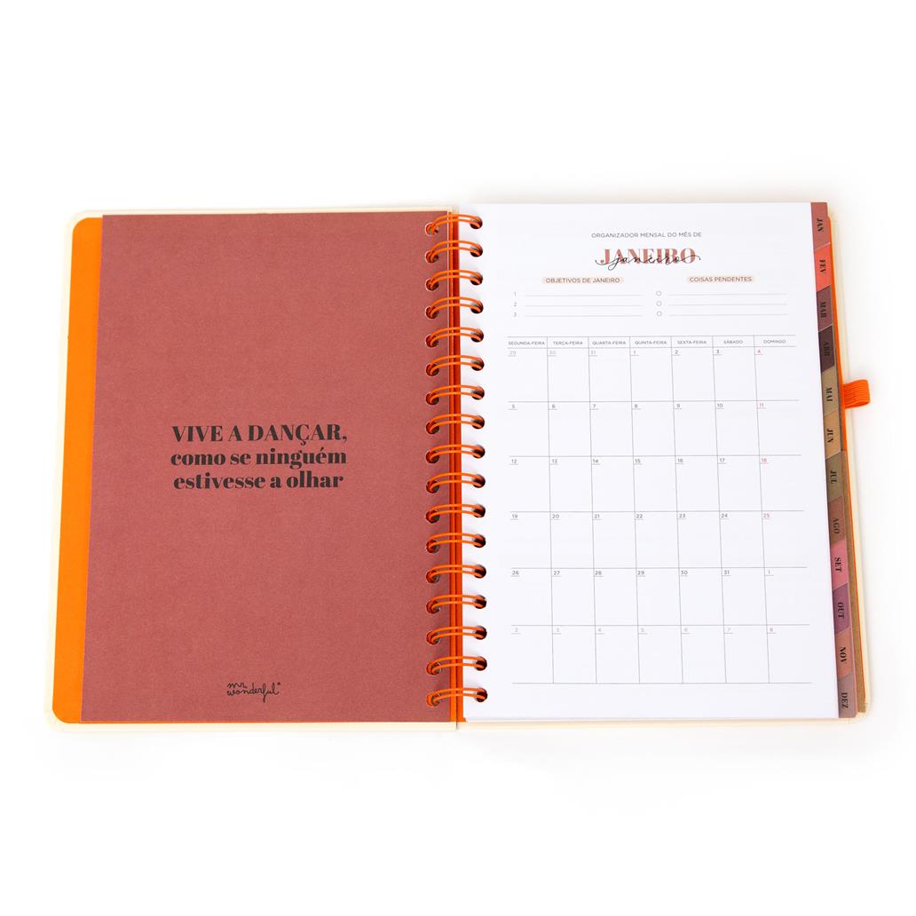 Agenda Office 2026 Semanal - Sem regras, só atitude Mr Wonderful