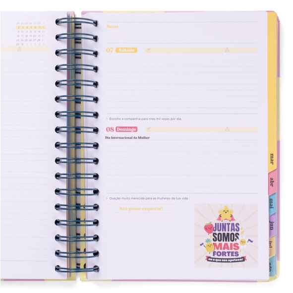 Agenda Wonder 2025-26 Diária - Grande dia á vista - Mr.Wonderful
