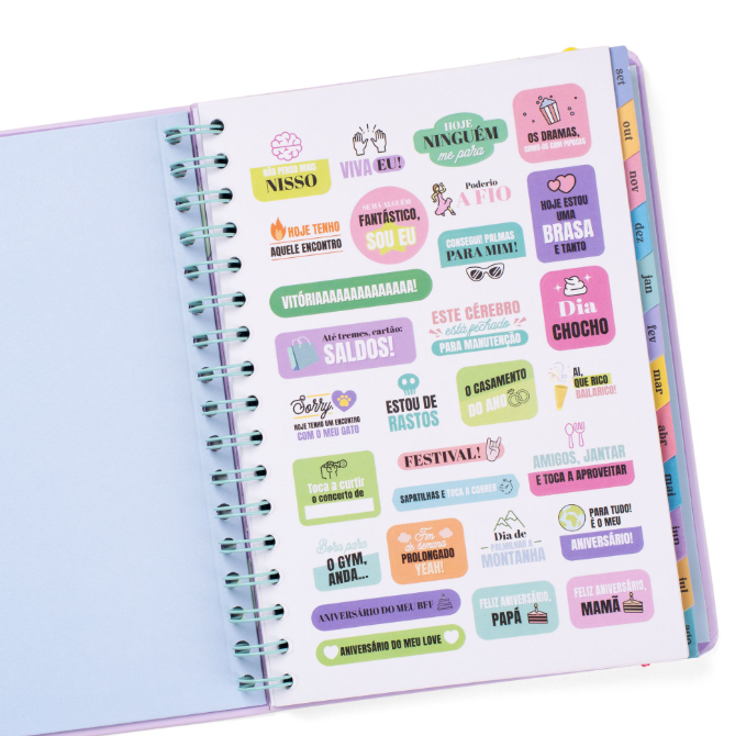 Agenda Wonder 2025-26 Semanal - Algo mágico espera por mim - Mr.Wonderful