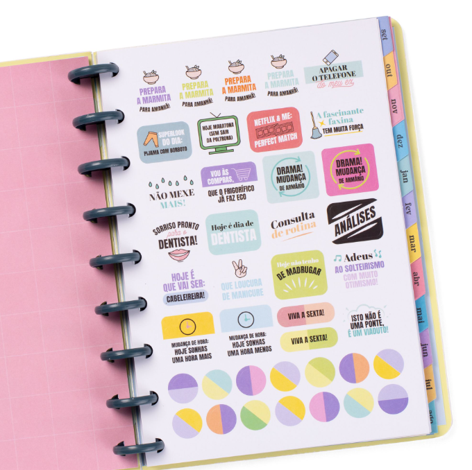Agenda Wonder 2025-26 Semanal - Com vontade vencerás - Mr.Wonderful