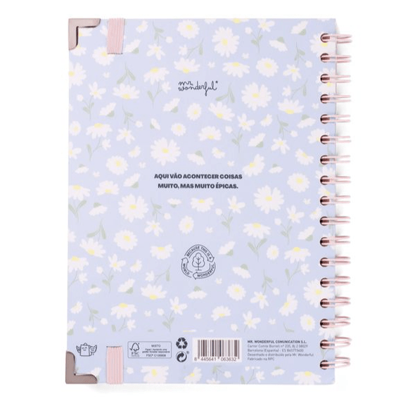 Agenda Wonder 2025-26 Semanal - Era uma vez ... a minha vida - Mr.Wonderful