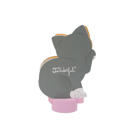 Calendário de mesa 2026 com base Gato - Cat-lendar