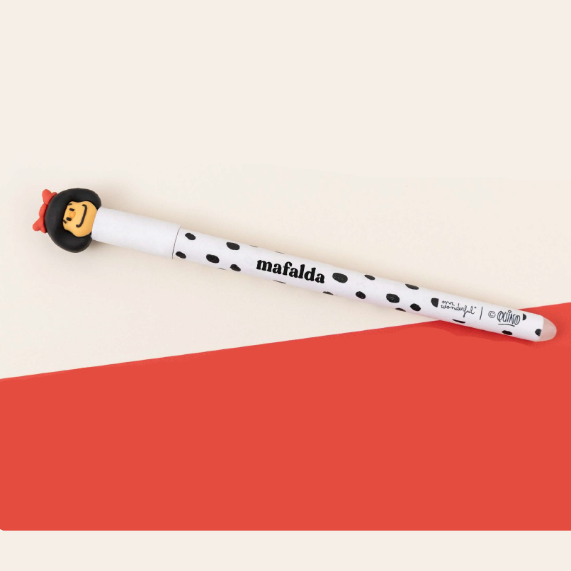 Caneta apagável Mafalda Branca Bo-Bo Mr. Wonderful