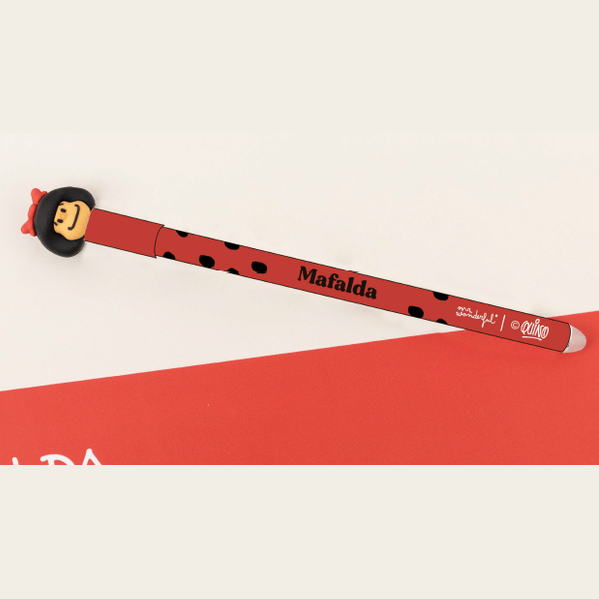 Caneta apagável Mafalda Vermelha Bo-Bo Mr. Wonderful