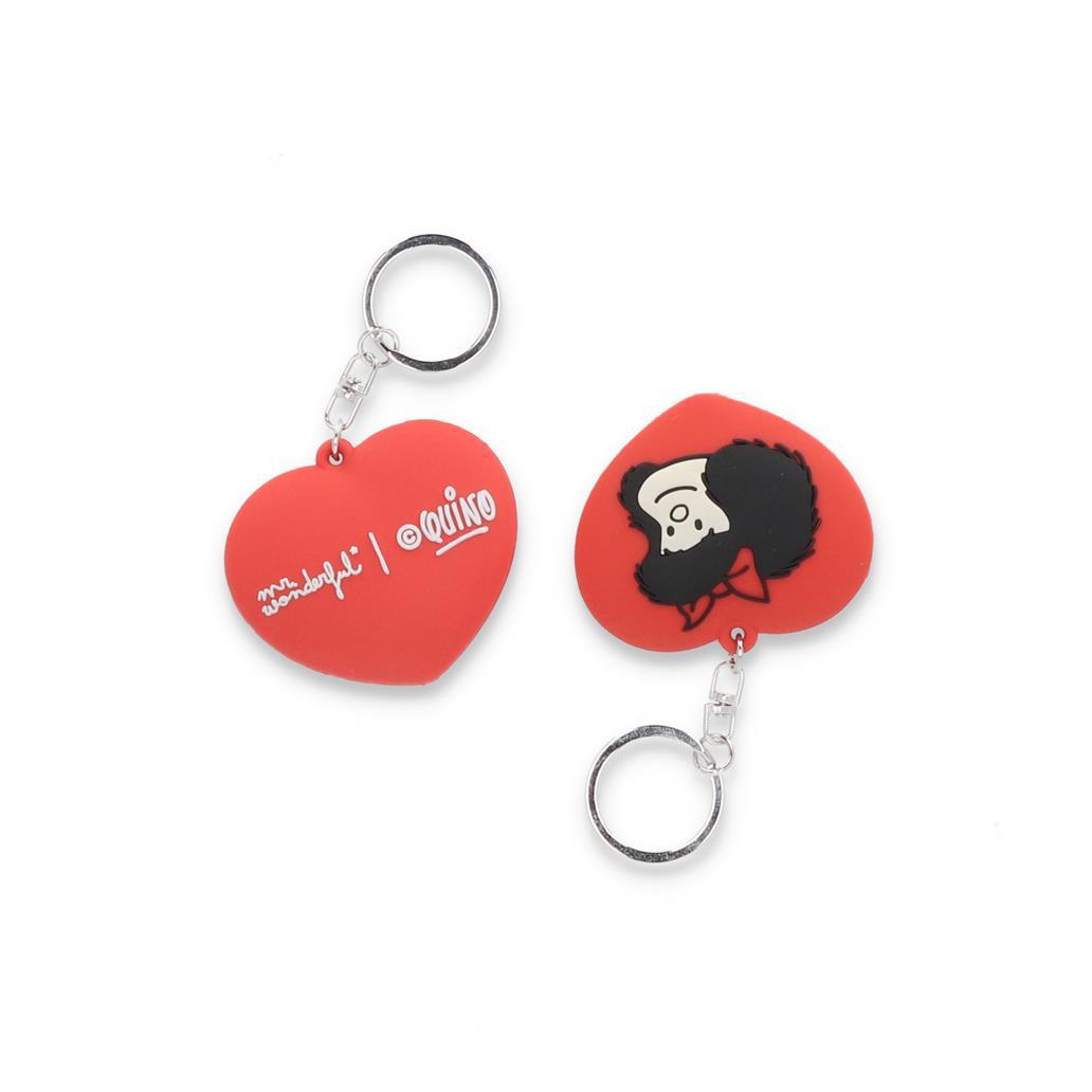 Porta-chaves borracha Mafalda Mr. Wonderful