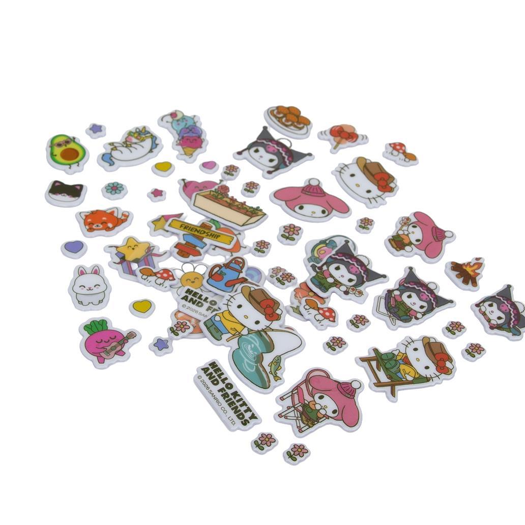 Autocolantes com Glitter - Hello Kitty & Friends - Mr. Wonderful