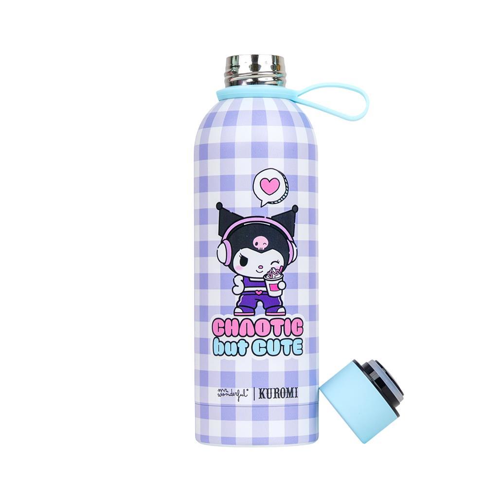 Garrafa Térmica 500ml Kuromi - Chaotic but Cute - Mr. Wonderful
