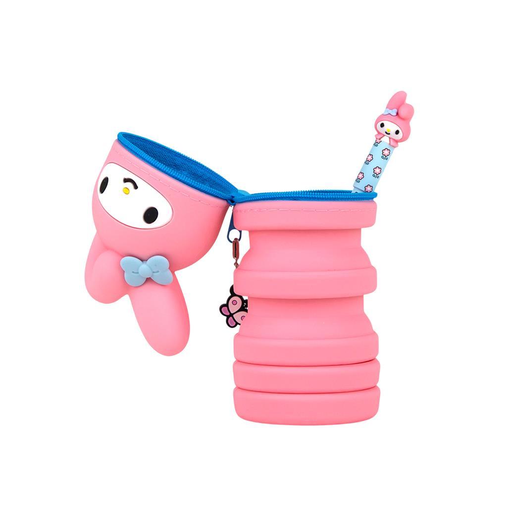 Estojo de silicone extensível + caneta apagável Bo-Bo - My Melody - Mr. Wonderful