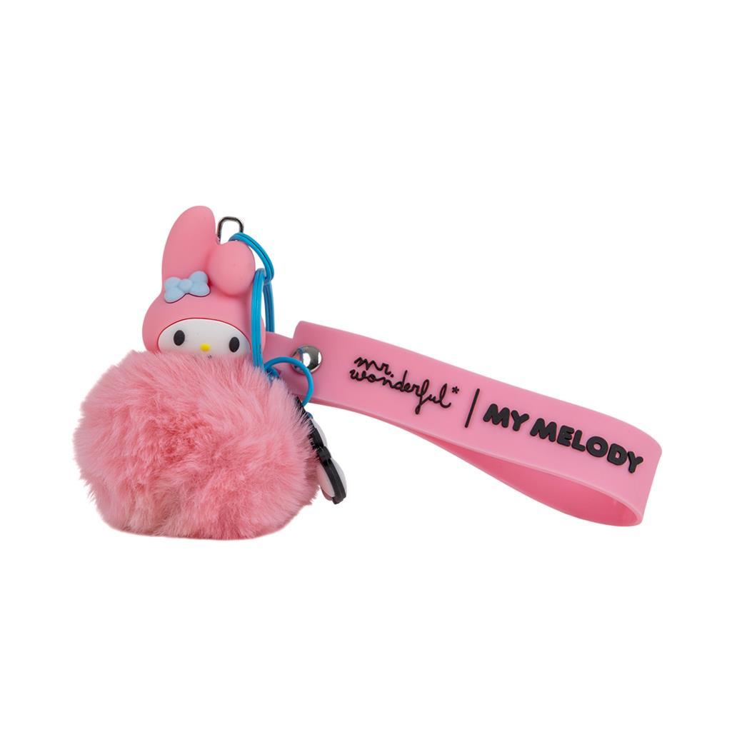 Porta-chaves com Pendentes e Pompom - My Melody - Mr. Wonderful