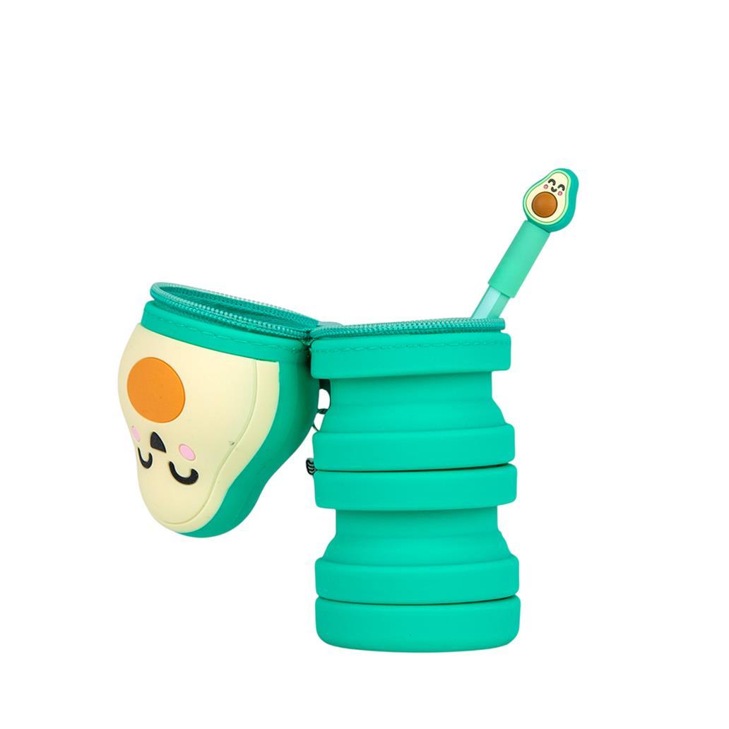 Estojo extensível de Silicone - Abacate - Mr. Wonderful