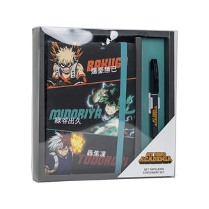Set My Hero Academia - Papelaria Encantada