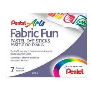 Pastéis para Tecido Pentel Fabric Fun – 7 ou 15 Cores – 7 cores