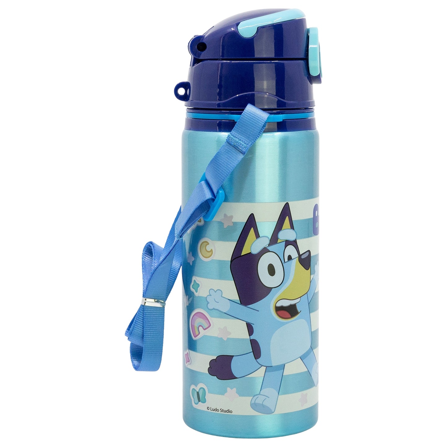 Garrafa de alumínio Bluey com palhinha 730ML