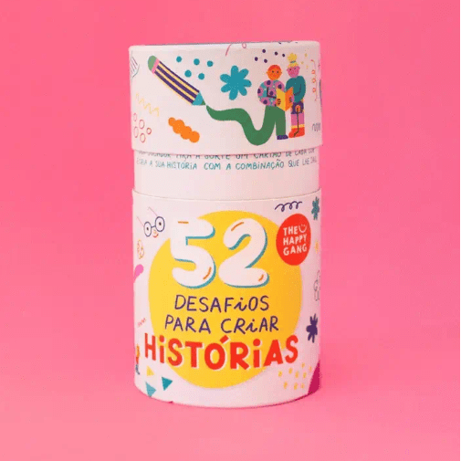 52 Desafios para criar Histórias - The Happy Gang - Papelaria Encantada