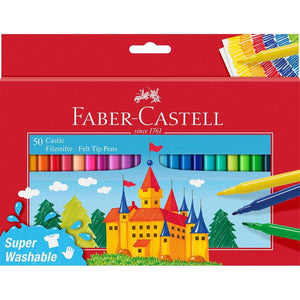Marcadores escolares Faber-Castell Castle — conjuntos — 50 cores