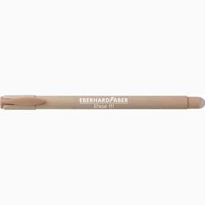 Caneta Eberhard Faber Pulse bege, tinta azul