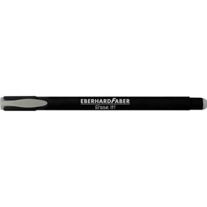 Caneta Eberhard Faber Pulse preto, tinta azul