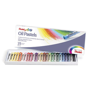 Pastéis de Óleo Pentel Arts – 12 ou 25 Cores – 25 cores