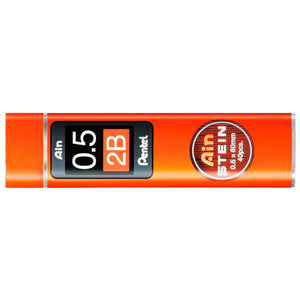 Minas Pentel Ain Stein para Lapiseira – 0,5 mm / 2B