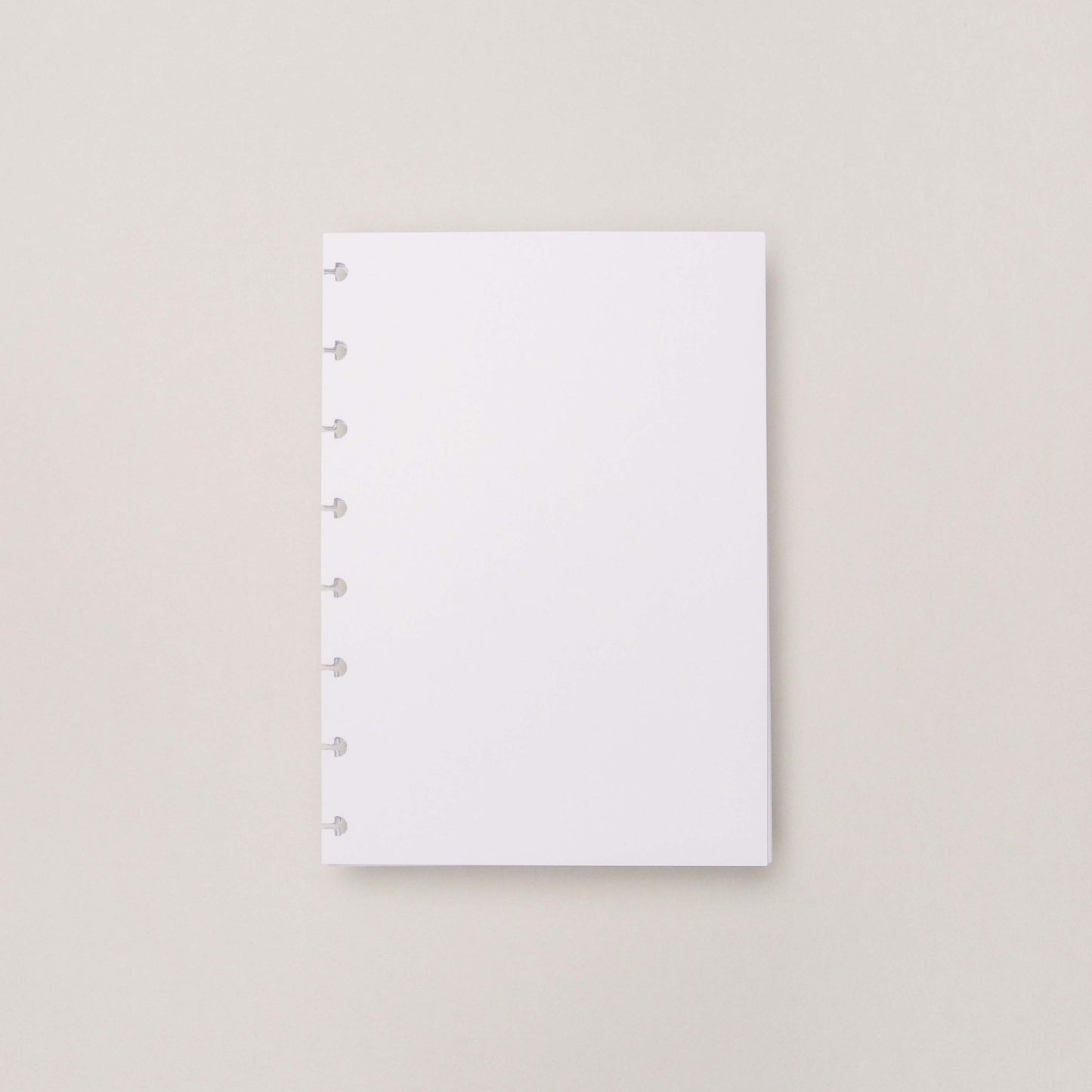 Folhas lisas brancas A5 90g para Caderno Inteligente