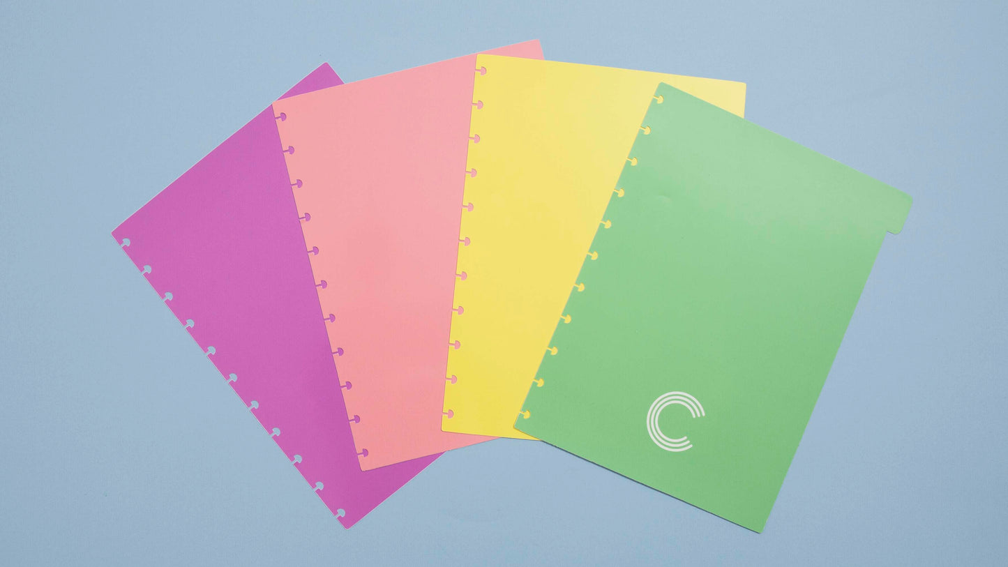 Separadores Pastel Grande para Caderno Inteligente