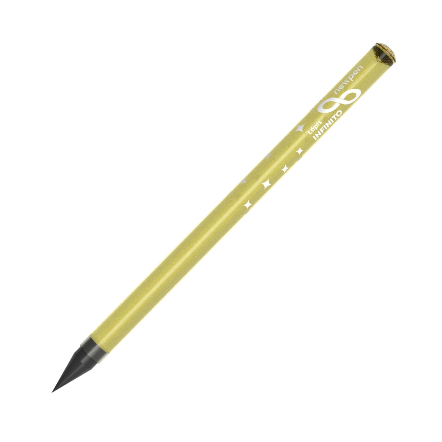 Lápis Infinito corpo e Diamante Amarelo Newpen
