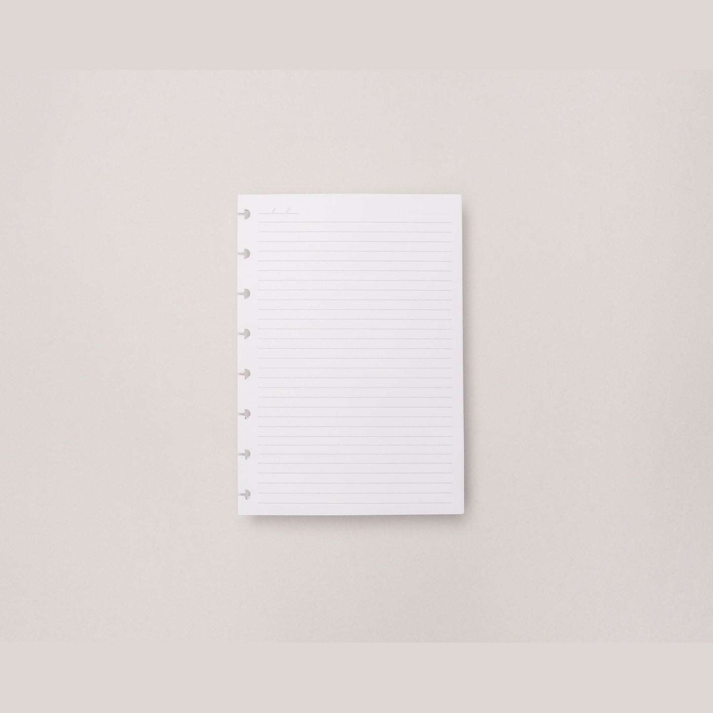 Folhas linhas brancas pautado A5 120g para Caderno Inteligente