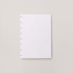 Folhas linhas brancas pautado A5 120g para Caderno Inteligente