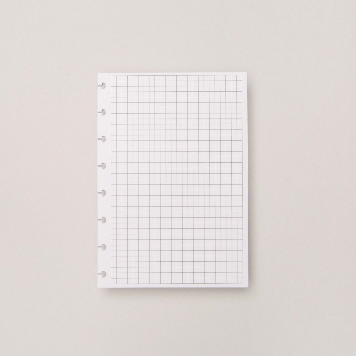 Folhas quadriculadas brancas A5 90g para Caderno Inteligente