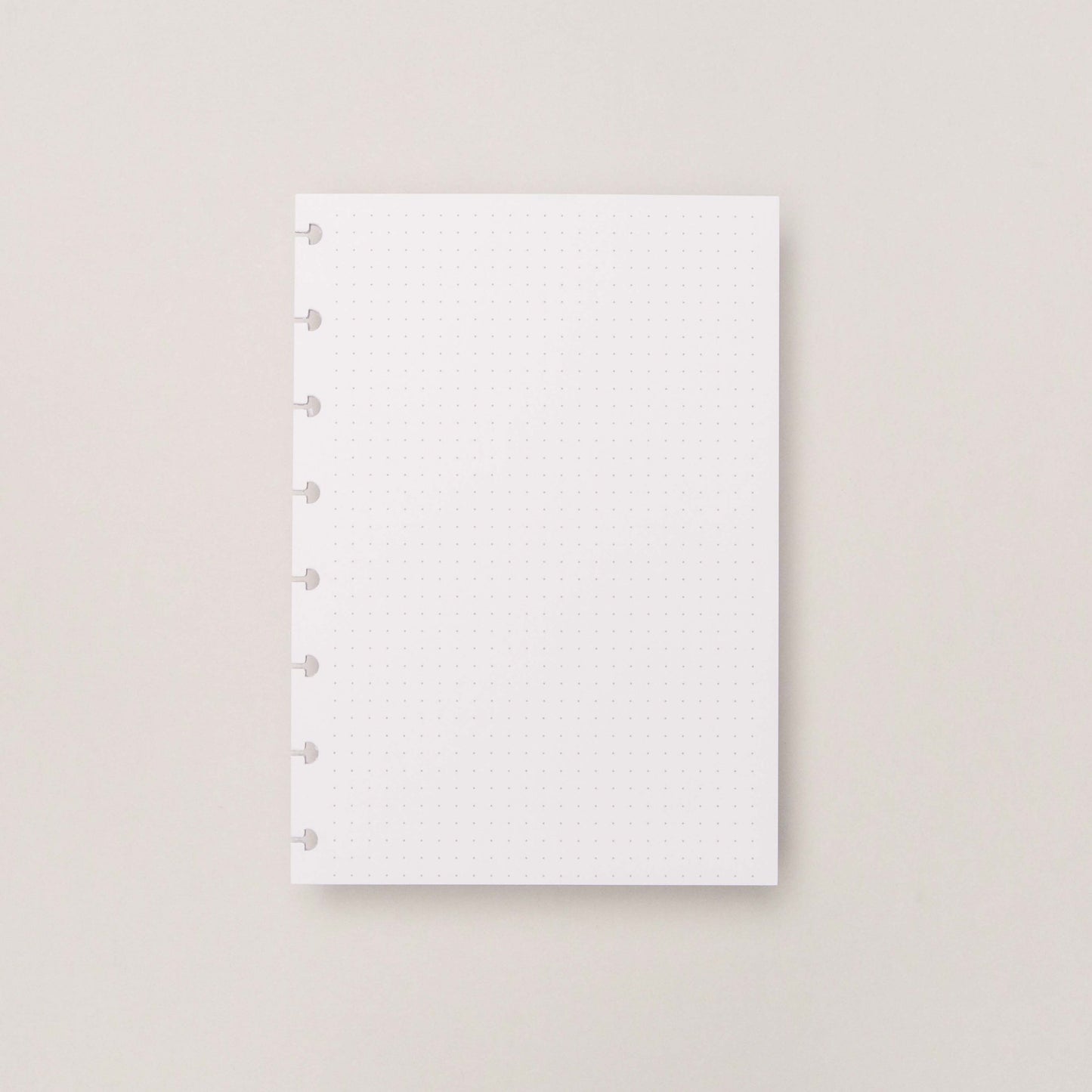 Folhas pontilhadas brancas A5 120g para Caderno Inteligente