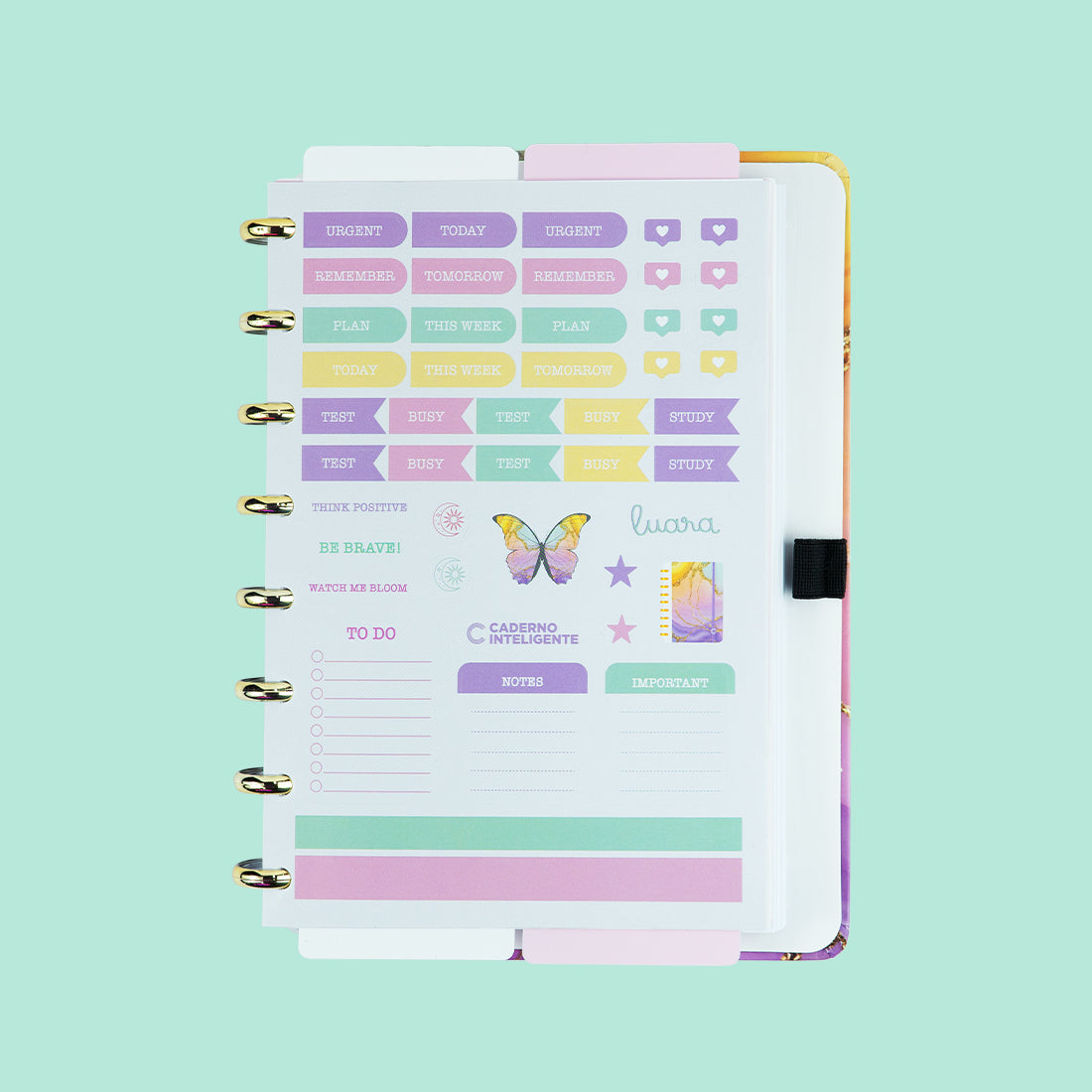 Caderno Inteligente Aurora by Luara A5