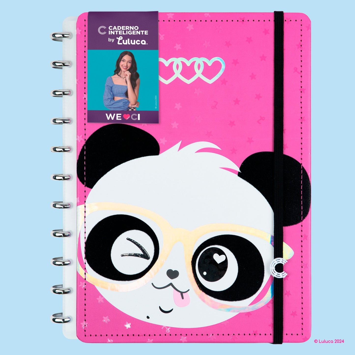 Caderno Inteligente Grande Glow by Luluca