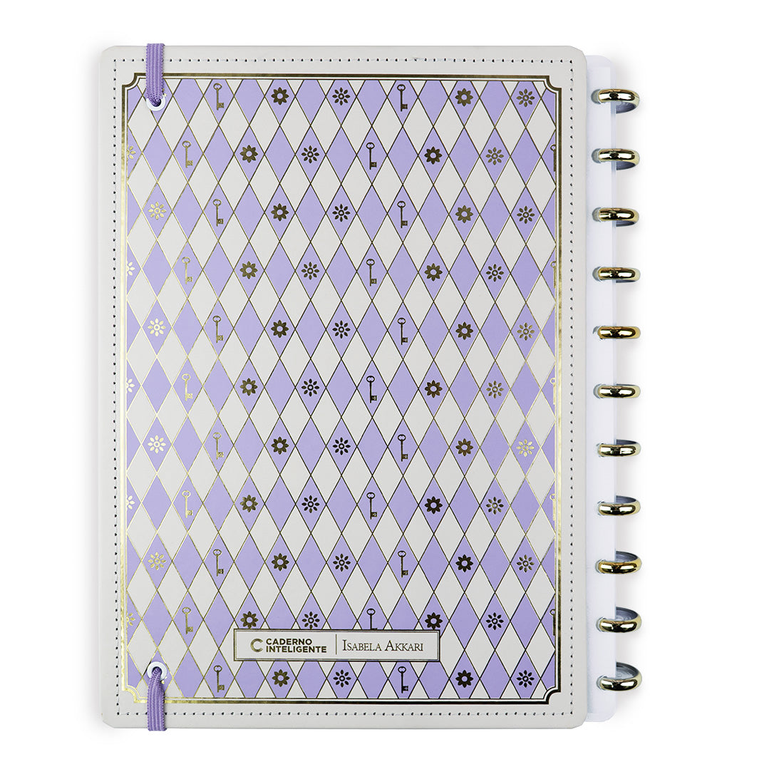 Caderno Inteligente by Isabela Akkari - Purple Key Grande