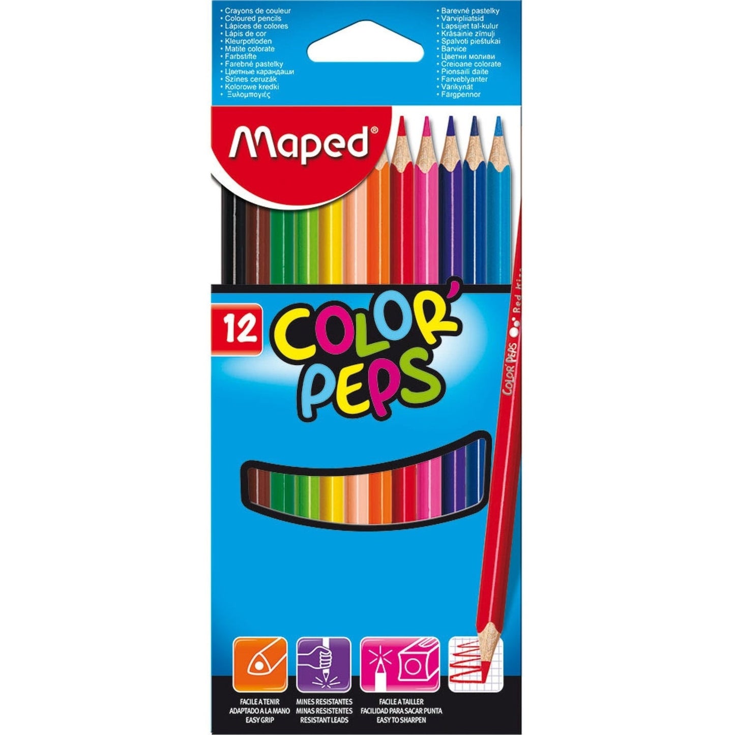 Lápis de cor Maped color peps classic CX12