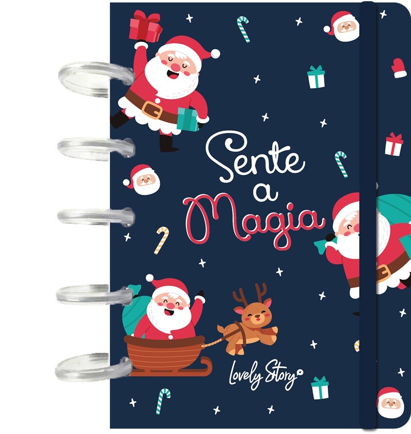 Caderno A6 Natal - Sente a Magia