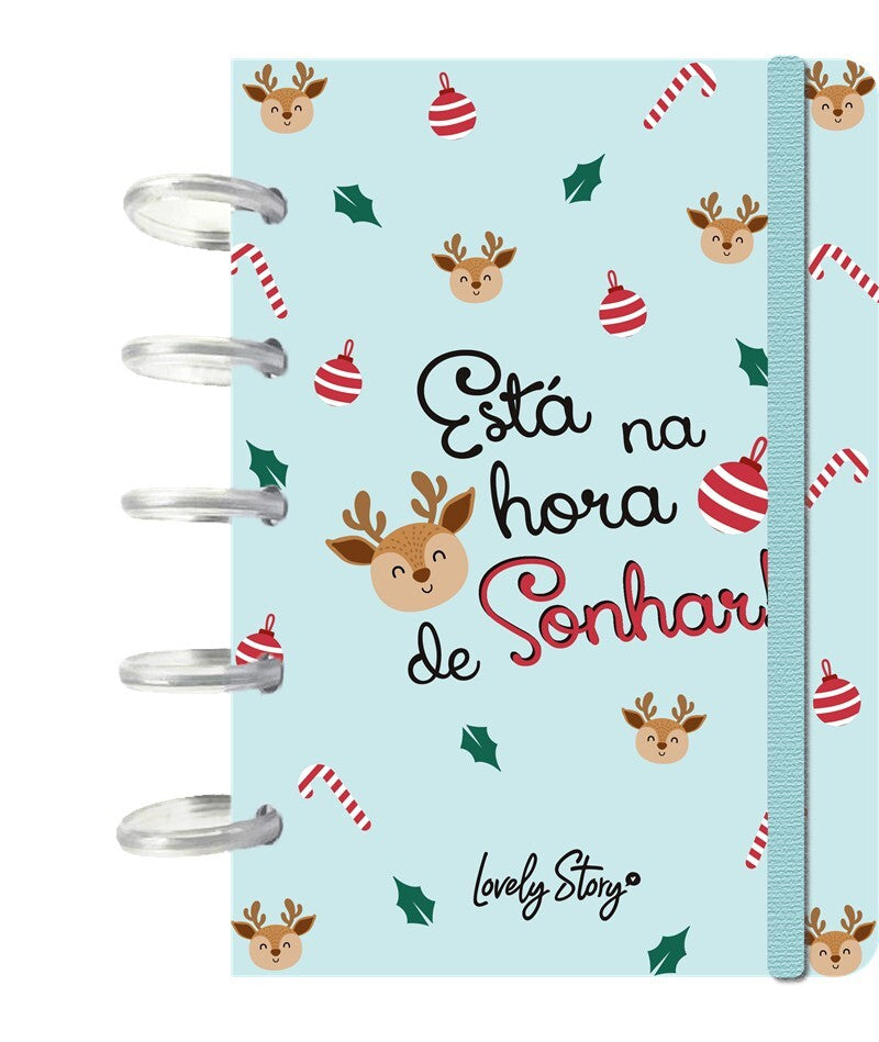 Caderno A6 Natal - Está na hora de sonhar